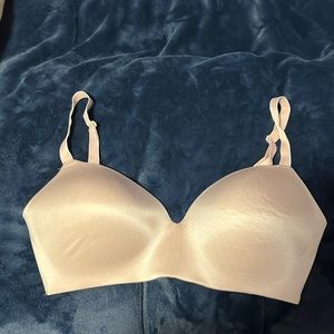 Pale Pink bra with lace back. B.tempt’d by wacoal